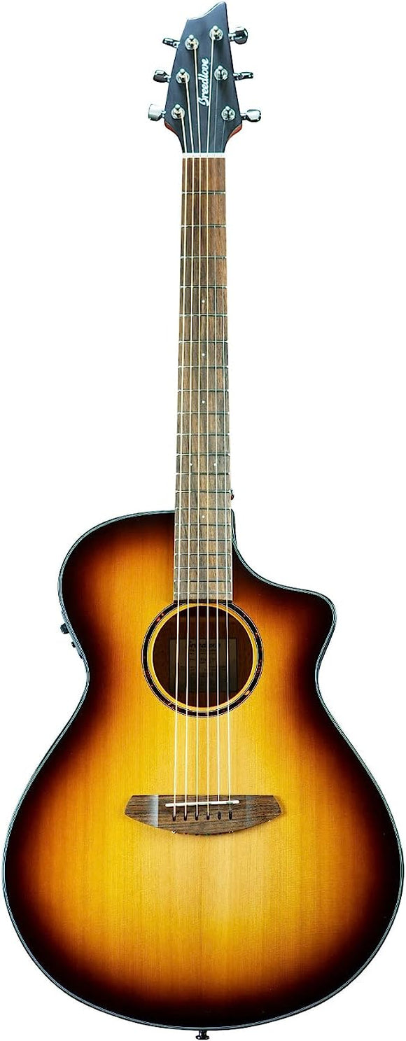 Breedlove ECO Discovery S Concert CE Acoustic-Electric Guitar - Edgeburst Red Cedar/African Mahogany