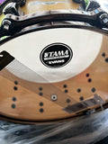 Tama 6.5" x 14" Starclassic Maple Snare Drum - Satin Aztec Gold Metallic / Black Nickel Hardware