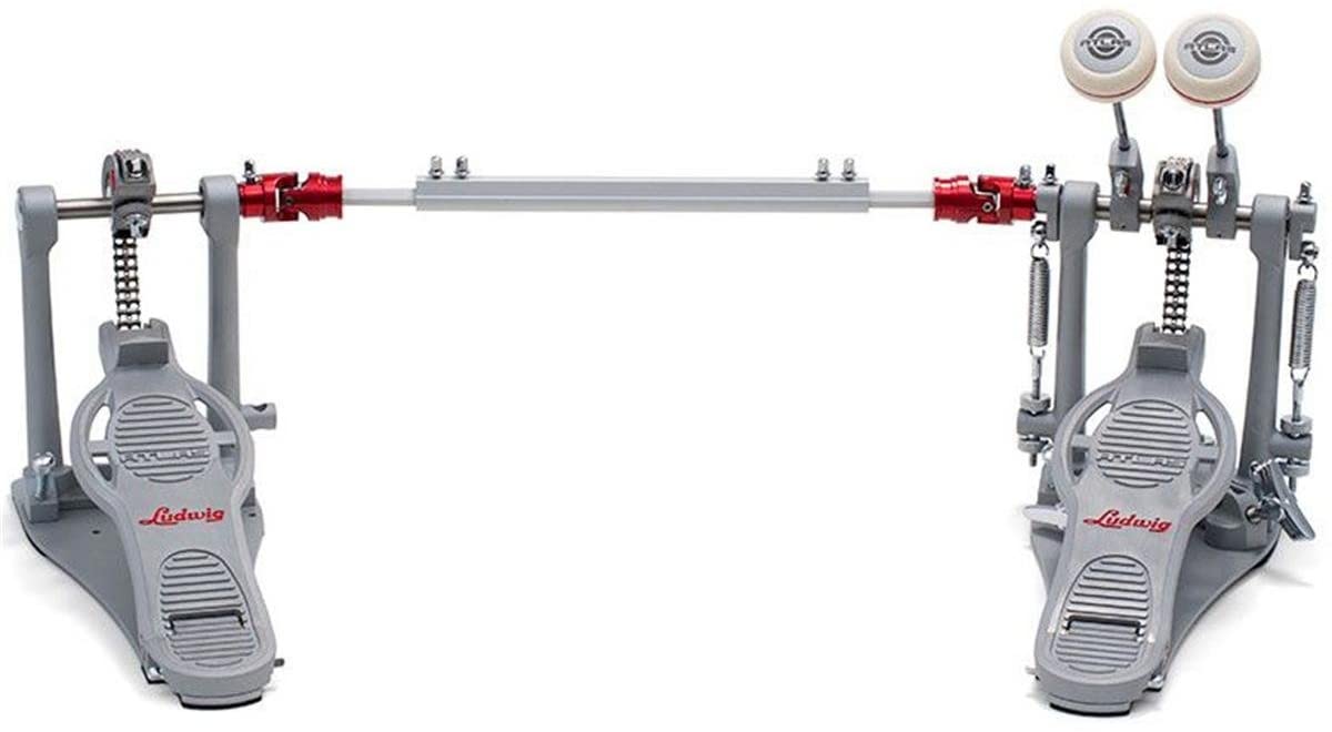ludwig pedal Ludwig Atlas Pro Double Bass Drum Pedal with Rock Plate – Mugan Music Group