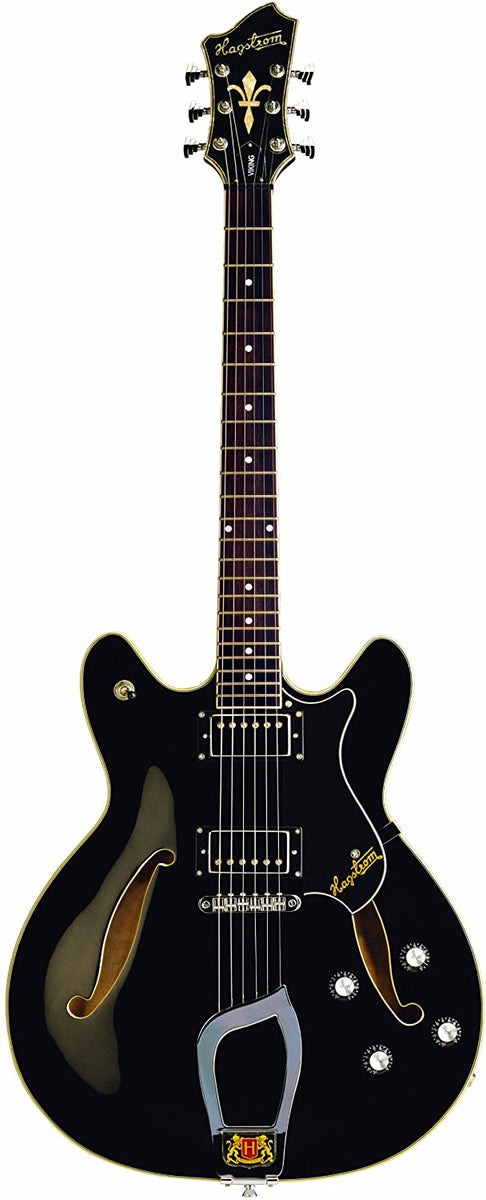 Hagstrom Viking セミアコ ギター Amazon.com: Hagstrom Viking Semi-Hollow Electric Guitar - Black