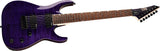 ESP 7 String LTD SH-207 Brian “Head” Welch Signature Series Electric Guitar - See Thru Purple, Right, (LSH207FMSTP)