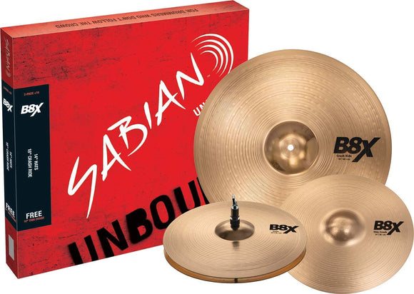 Sabian B8X Performance Cymbal Set with Free 14