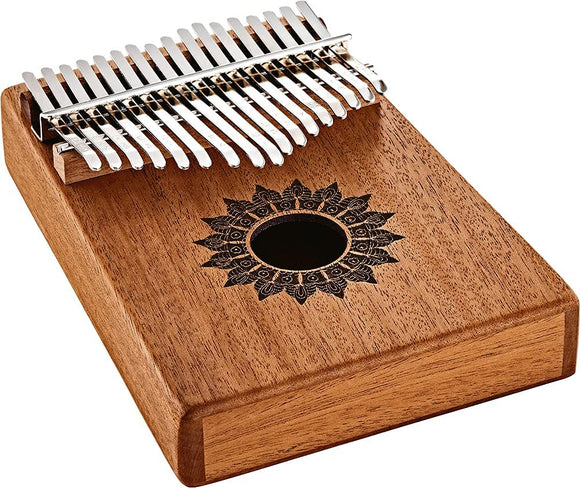 Meinl Sonic Energy Kalimba Thumb Piano, 17 Steel Keys with Hollow Mahogany Body — C Major Scale