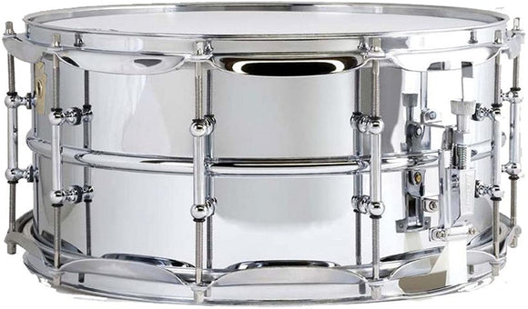 Ludwig 6.5x14 Supraphonic Chrome Smooth Shell Snare Drum w/ Tube Lugs (LM402T)
