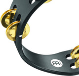 Meinl Percussion Compact Wood Tambourine with Solid Brass Jingles, Double Row