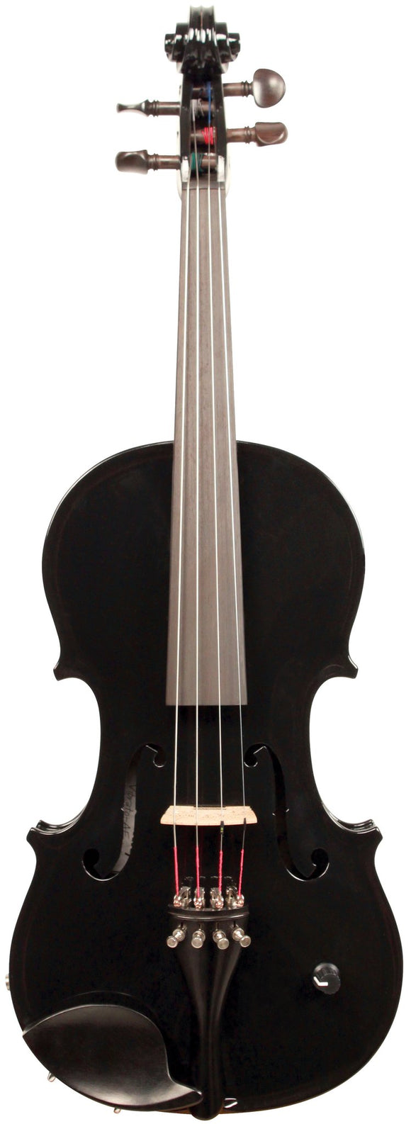 Barcus Berry Vibrato AE Series Acoustic-Electric Violin - Piano Black / Blue / White to Black