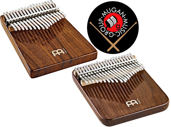 Kalimba Thumb Piano with Solid Black Walnut Body — C Major Scale (17 Tines / 21 Tines)