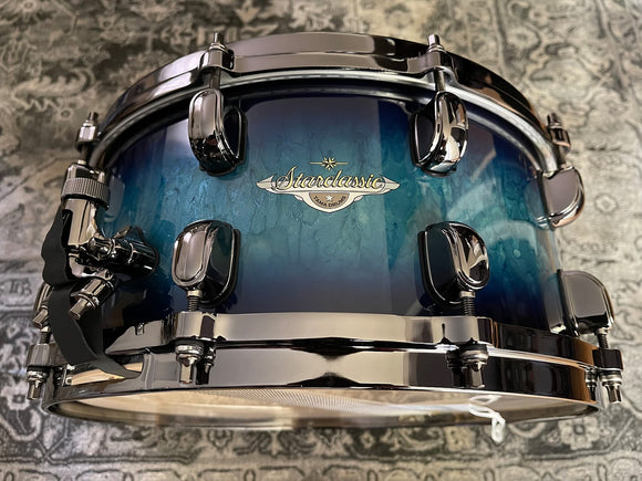 Tama 6.5 x 14 Starclassic Maple Snare Drum - Molten Electric Blue Burst