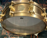 DW MFG True-Cast Limited Edition Bell Bronze Snare Drum, 14" x 4" #71