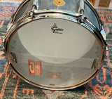 Gretsch USA BroadKaster 6.5x14 Snare Drum - Black Satin Flame