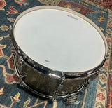 Slingerland Radio King Solid Maple Snare Drum - 7 inches x 14 inches, Gold Glass