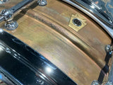 Ludwig LC661T 14x5 Raw Copperphonic Snare Drum with Tube Lugs