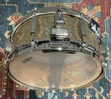 Slingerland Radio King Solid Maple Snare Drum - 5.5” x 14”, Gold Glass