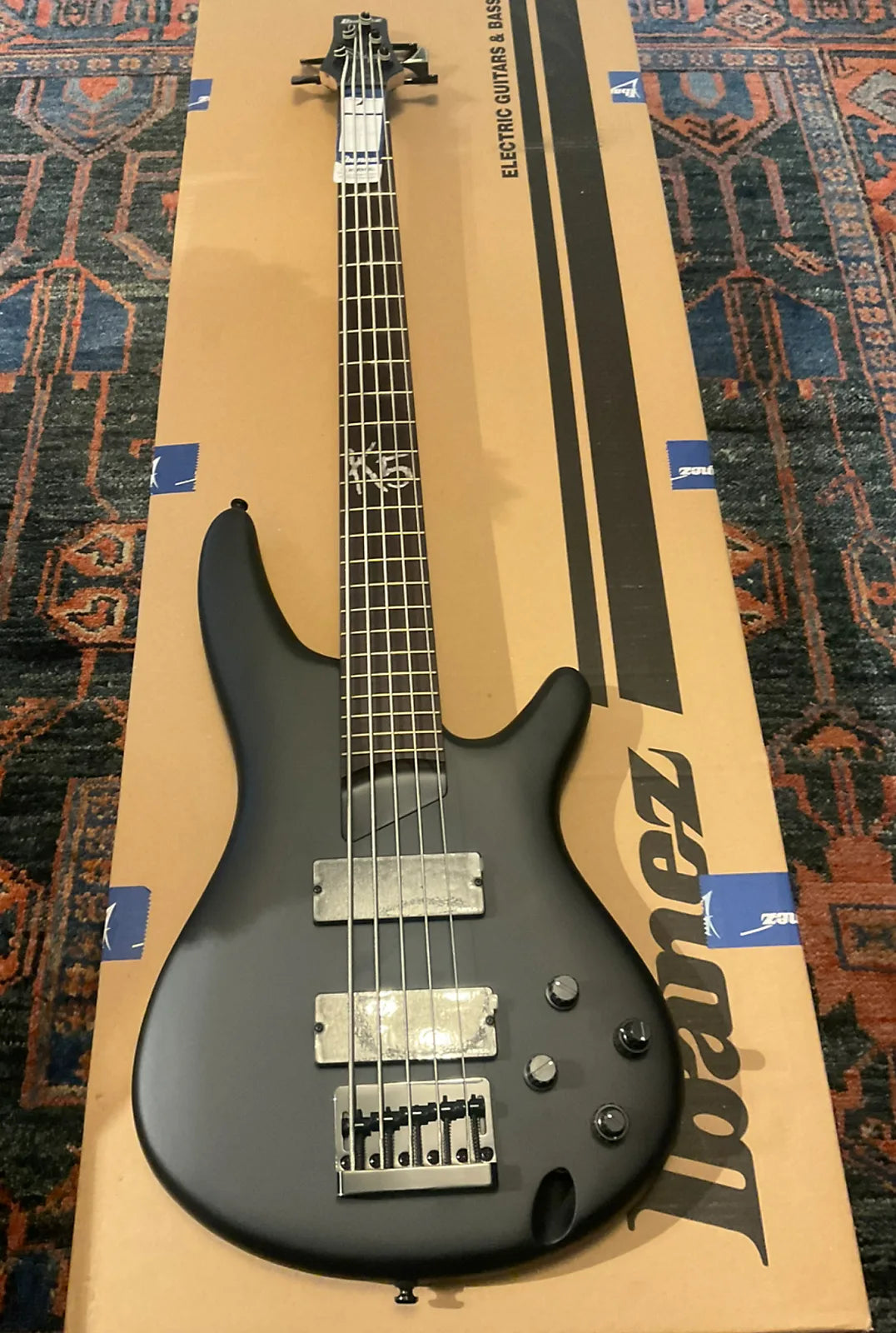 Ibanez K5 Fieldy Signature 5-String Electric Bass Guitar Flat Ibanez K5 Fieldy Signature 5-String Electric Bass Guitar Flat