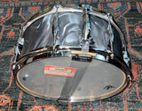 Gretsch USA BroadKaster 6.5x14 Snare Drum - Black Satin Flame