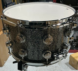 DW 8x14 Collectors Series SSC Snare Drum - Black Galaxy W/CR HW