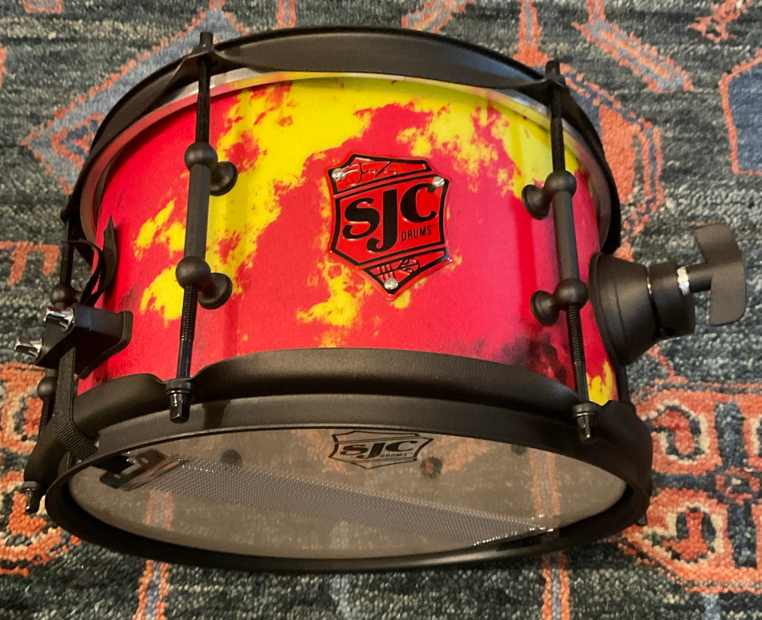 SJC Custom Drums Josh Dun Inferno Side Snare Drum - 6 inches x 10