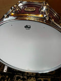 DW 7” X 14” Collector’s Series Pure Purpleheart Snare Drum - Purple Glass