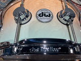 DW Collector’s Exotic 6.5 X 14 Snare Drum - Natural To Teal Seafoam Fade Over White Ash Swirl