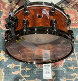 Tama Starclassic Bubinga Snare Drum - 6.5 inches x 14 inches, African Cherry