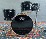 DW Drum Workshop Collectors Series Maple 333 shells 4 pc Drum kit - Black Velvet