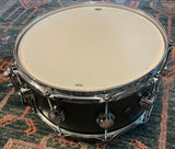 DW Collectors Exotic 6.5 X 14 Snare Drum - Smoked Figured Eucalyptus, Natural Satin