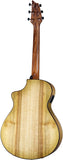 Breedlove Pursuit Exotic S Concert 6-String Myrtlewood Wood Top Acoustic Electric Guitar with Slim Neck and Pinless Bridge (Right-Handed, Sweetgrass)