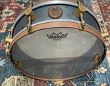 A&F Drum Co. Raw Steel Snare Drum - 4 X 14”