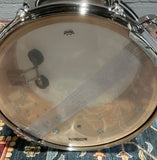 Slingerland Radio King Solid Maple Snare Drum - 5.5 X 14, Black & Gold Lacquer