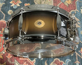 Slingerland Radio King Solid Maple Snare Drum - 5.5 X 14, Black & Gold Lacquer