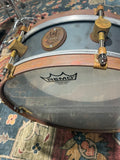A&F Drum Co. Raw Steel Snare Drum - 4 X 14”