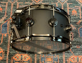 Dw Collectors 6.5 x 14 Aluminum 3mm Snare Drum - Black Powder Coated w/BN HW