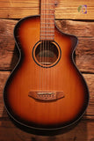 Breedlove ECO Discovery S Concertina CE Acoustic-Electric Guitar - Edgeburst Red Cedar/African Mahogany