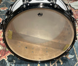 DW Collectors Series 6.5x14 SSC Maple Snare Drum - Solid White W/Black Nickel HW