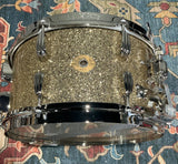 Slingerland Radio King Solid Maple Snare Drum - 7 inches x 14 inches, Gold Glass