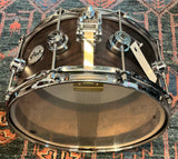DW Collectors Exotic 6.5 X 14 Snare Drum - Smoked Figured Eucalyptus, Natural Satin