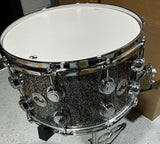 DW 8x14 Collectors Series SSC Snare Drum - Black Galaxy W/CR HW