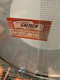Gretsch USA BroadKaster 6.5x14 Snare Drum - Black Satin Flame