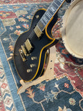ESP E-II Eclipse DB VB Vintage Black Solidbody Electric Guitar w/ ESP Hard Case