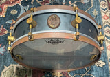 A&F Drum Co. Raw Steel Snare Drum - 4 X 14”