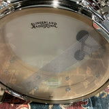 Slingerland Radio King Solid Maple Snare Drum - 7 inches x 14 inches, Maroon Glass