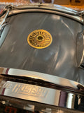 Gretsch USA BroadKaster 6.5x14 Snare Drum - Black Satin Flame