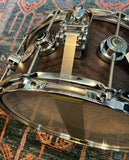 DW Collectors Exotic 6.5 X 14 Snare Drum - Smoked Figured Eucalyptus, Natural Satin