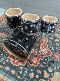 DW Drum Workshop Collectors Series Maple 333 shells 4 pc Drum kit - Black Velvet