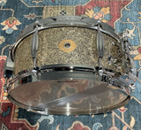 Slingerland Radio King Solid Maple Snare Drum - 5.5” x 14”, Gold Glass