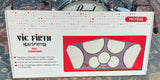 Vic Firth HHPQSR Heavy Hitter Quadropad Practice Pad with Rims - Small
