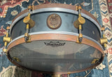 A&F Drum Co. Raw Steel Snare Drum - 4 X 14”