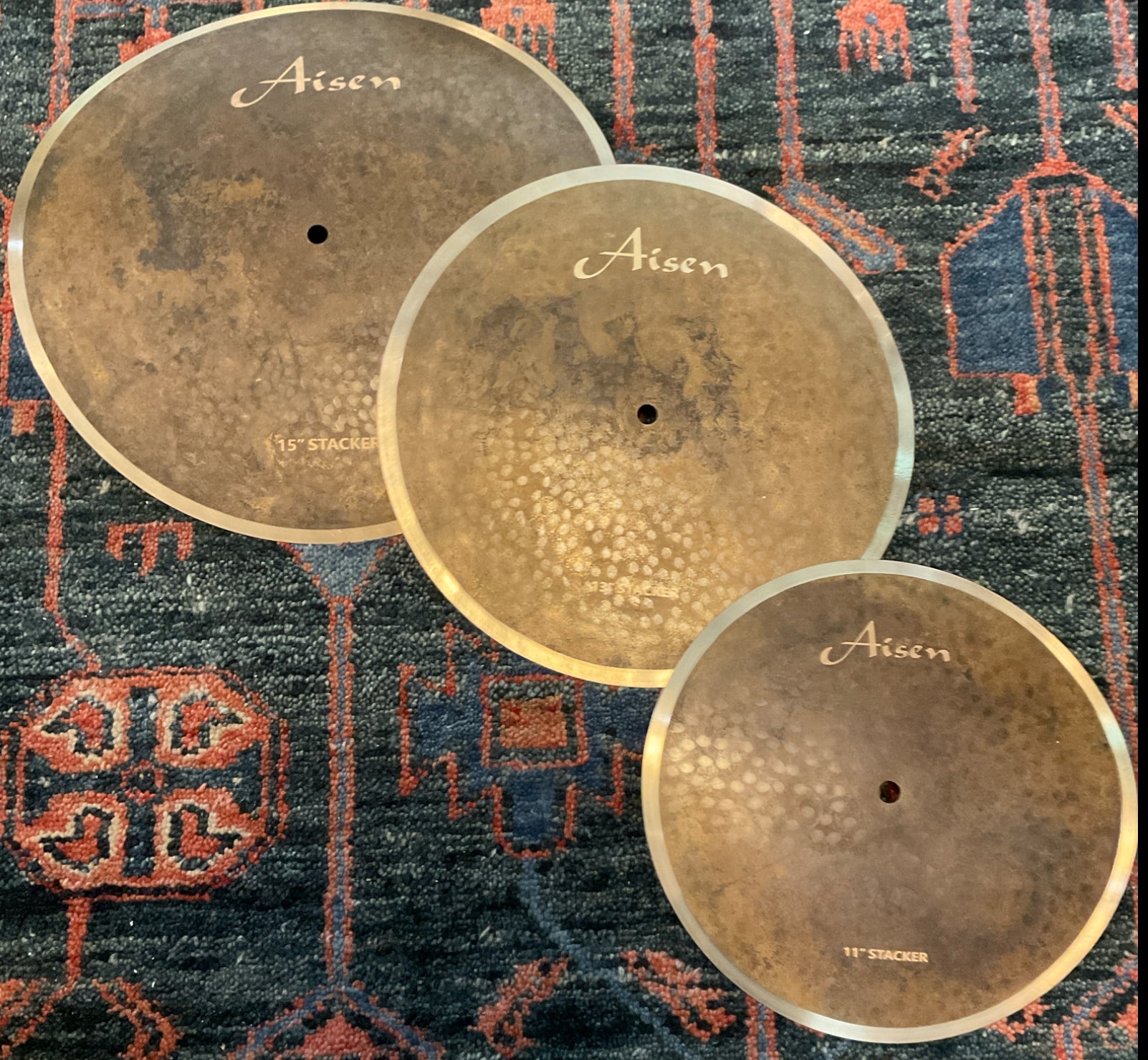 Aisen Cymbals Clap Stack (11”/13”/15”) – Mugan Music Group