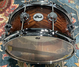DW Collector's Series Exotic Snare Drum - 6.5x14 - Candy Black Burst Over Vavona