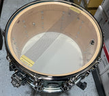DW Collector's Series 8x14 SSC Maple Snare Drum - Green Glass W/Chrome HW